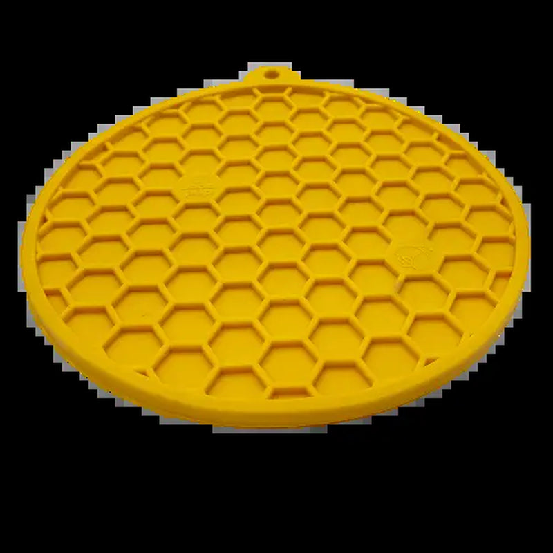 Honeycomb Design Emat - Enrichment Lick Mat for Dogs and Cats - with Suction Cups | USA Made