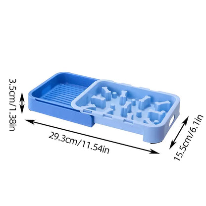 Slow Feeder + Licking Bowl Combo, Anti-Choking Slow Feeding Dog Bowl, Pull-Out Design Cat Licking Bowl, Dog Bowl, Cat Bowl